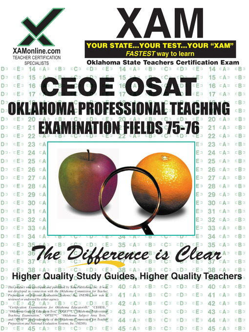 Title details for CEOE OPTE Oklahoma Pro Teaching Examination Fields 75-76 by Sharon Wynne - Available
